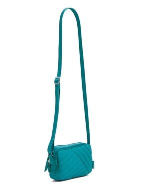 Vera Bradley Evie Mini Crossbody Bag, “Forever Green” (Teal)